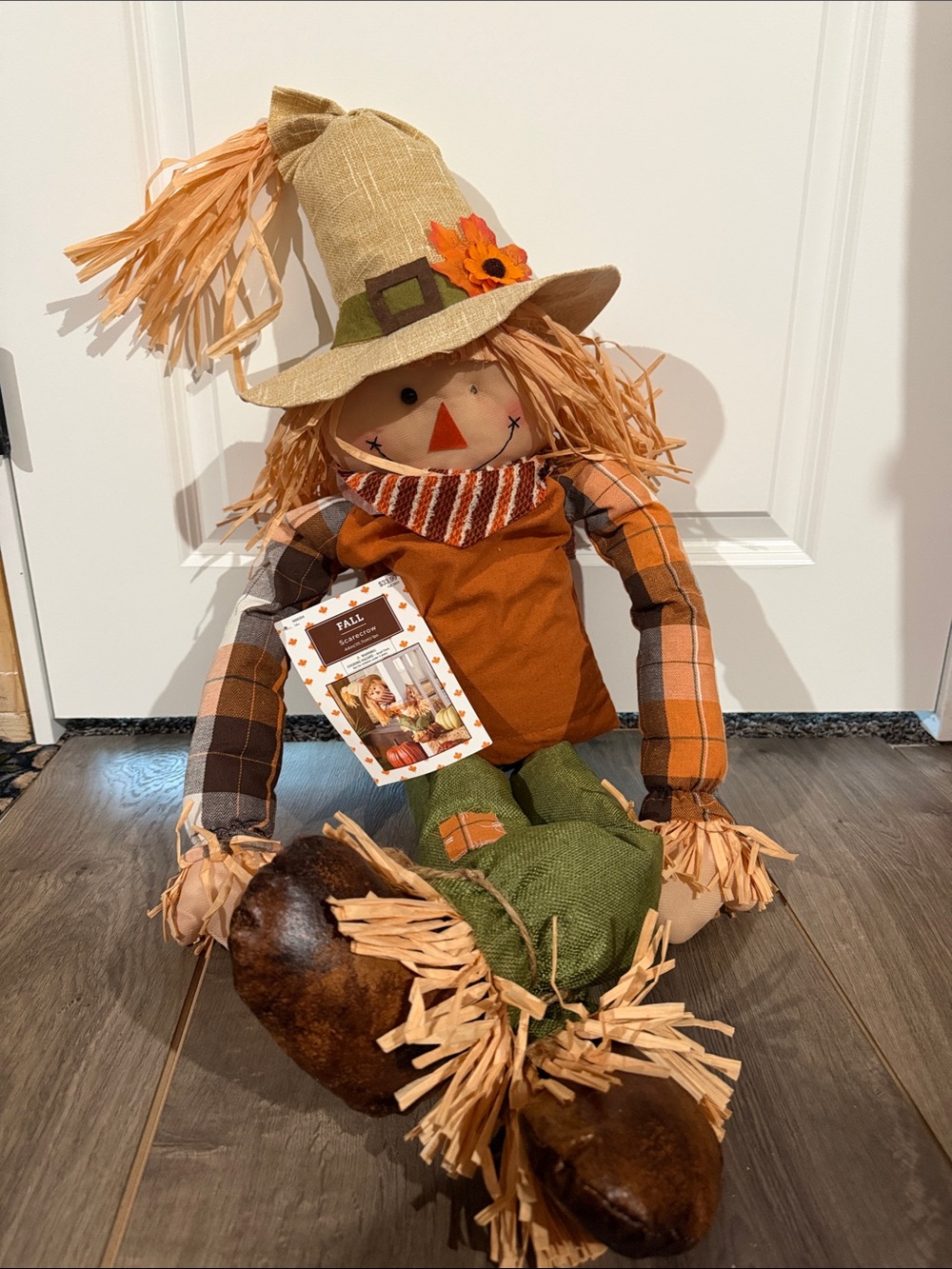 NEW Fall Large Scarecrow Decor 44in - Fall Outdoor Decorations